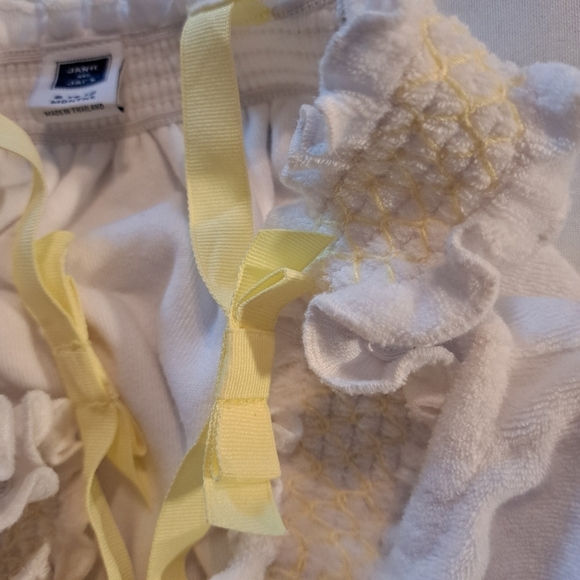 Janie and Jack 6-12 months white terry dress perfect after swim dress - Picture 3 of 6